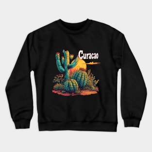 Curacao Design Crewneck Sweatshirt